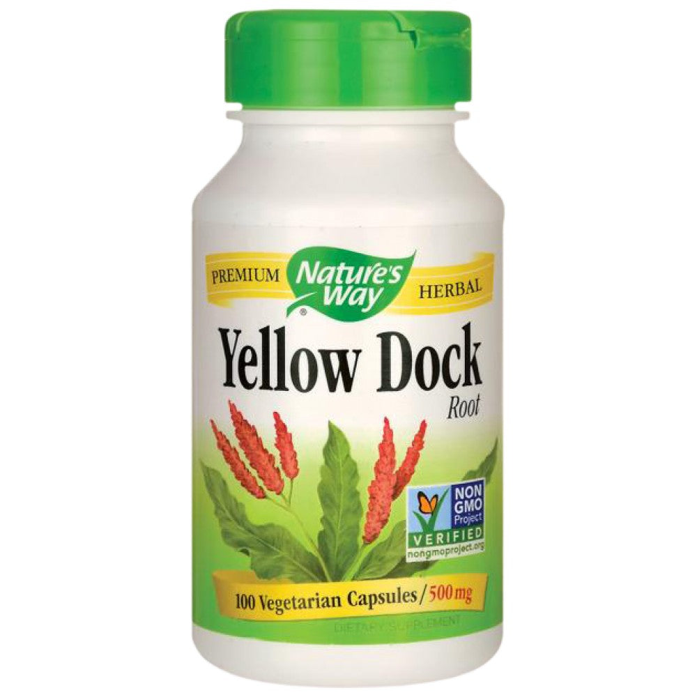 Nature's Way Yellow Dock Root 500 mg - Корен от лапад 500 mg