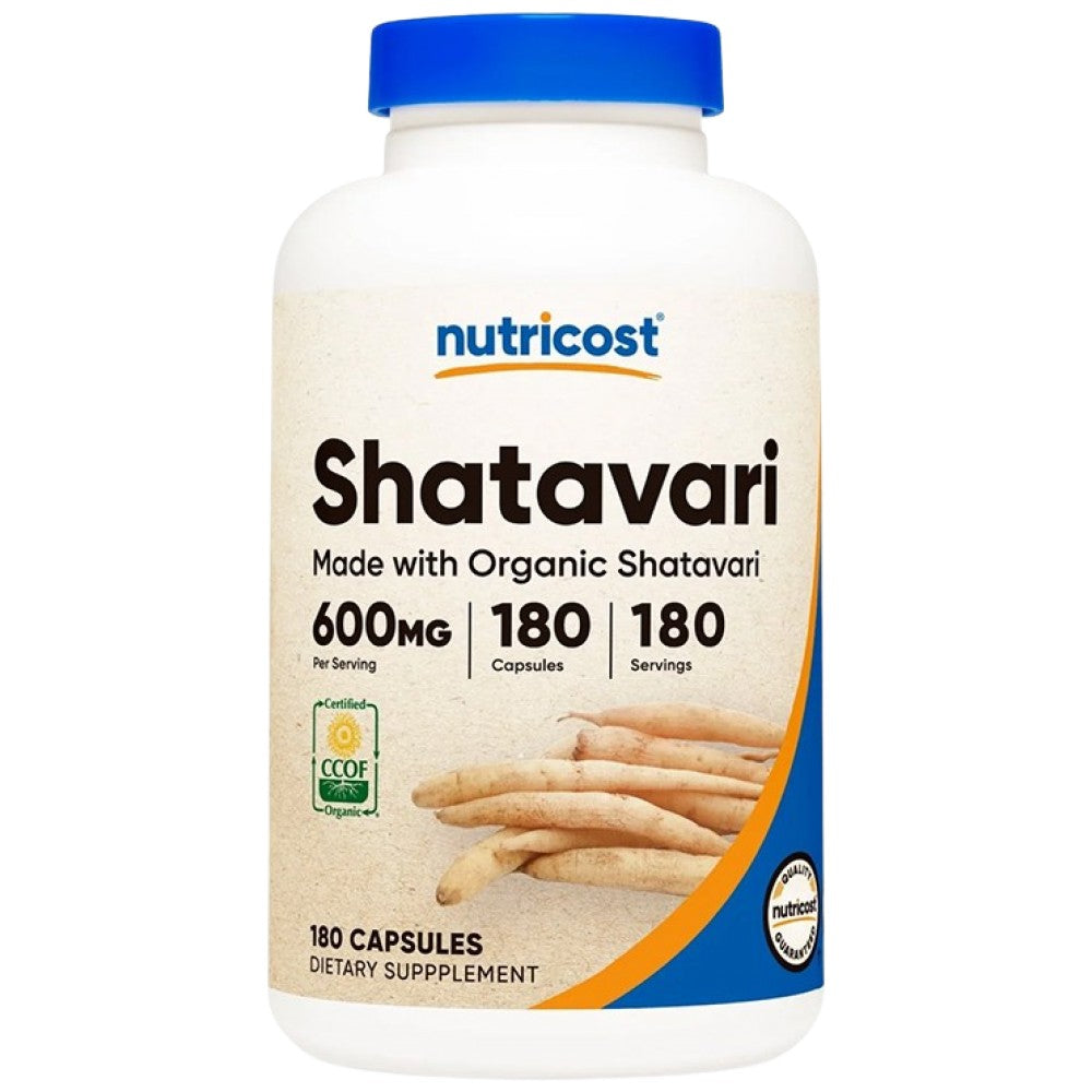 Nutricost Organic Shatavari 600 mg - Шатавари 600 mg био